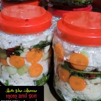 گل کلم شور خانگی یا ترشی شور یا مخلوط شور  تازه 2200گرمی 