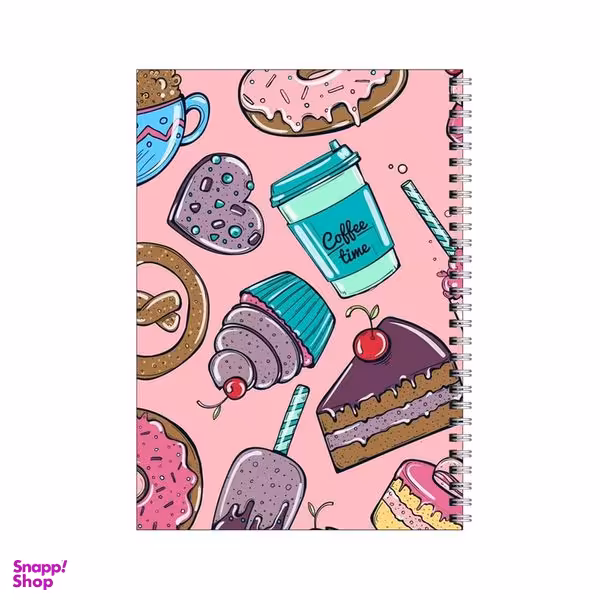 دفتر مشق 80 برگ بامبیلیپ طرح کیک و بستنی و دونات کد 8743110