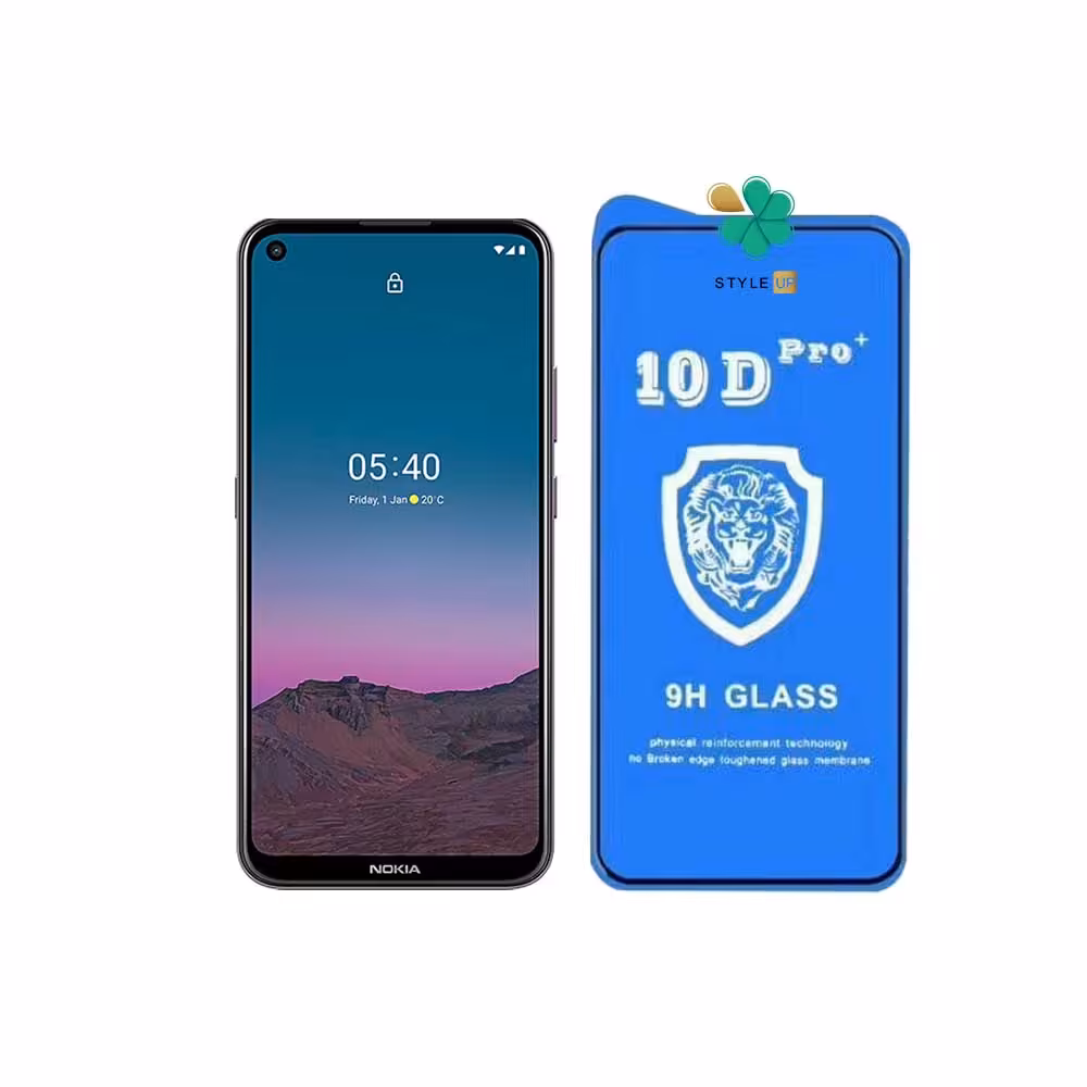 گلس تمام صفحه گوشی نوکیا Nokia 5.4 مدل 10D Pro