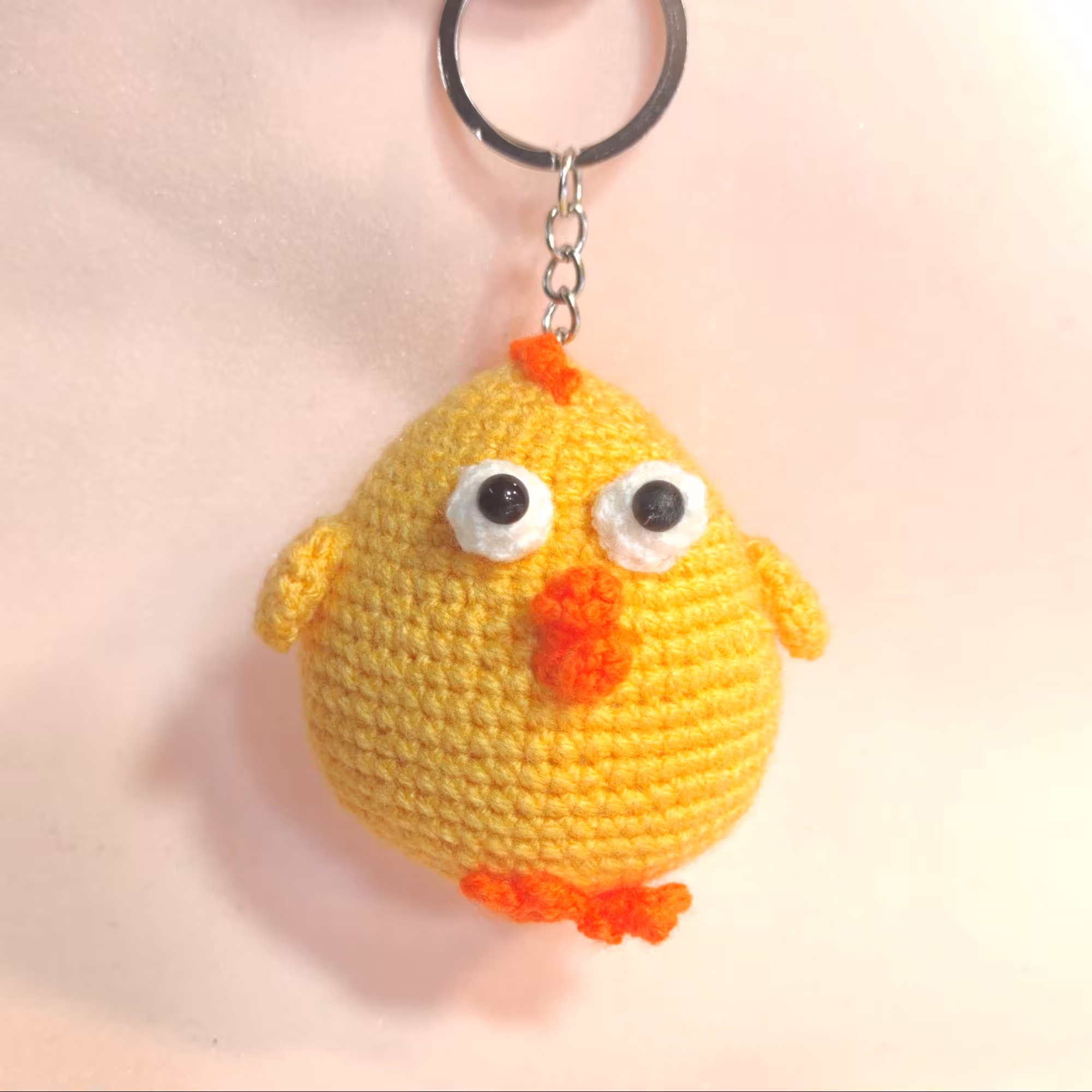 آویز جاسوییچی بافتنی جوجه