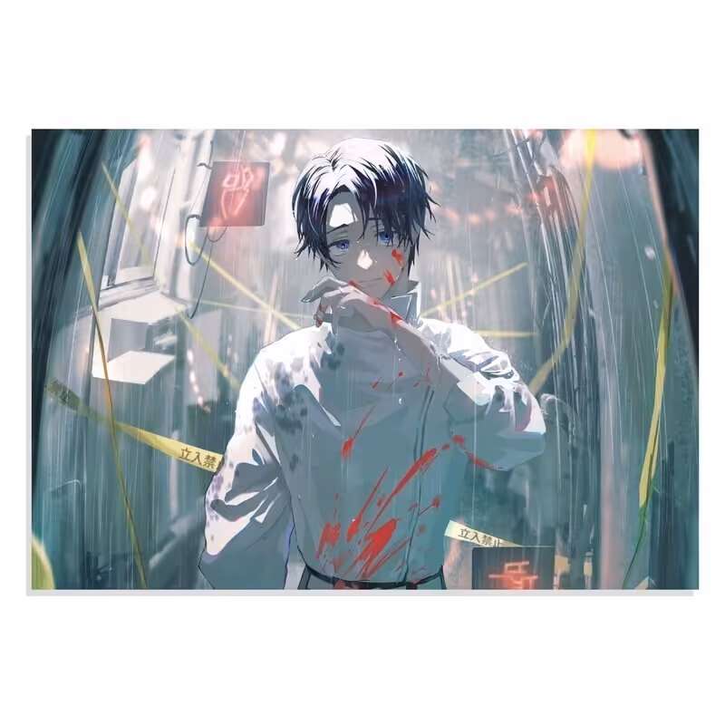 تابلو شاسی طرح انیمه جوجوتسو کایسن یوتا مدل NV0561