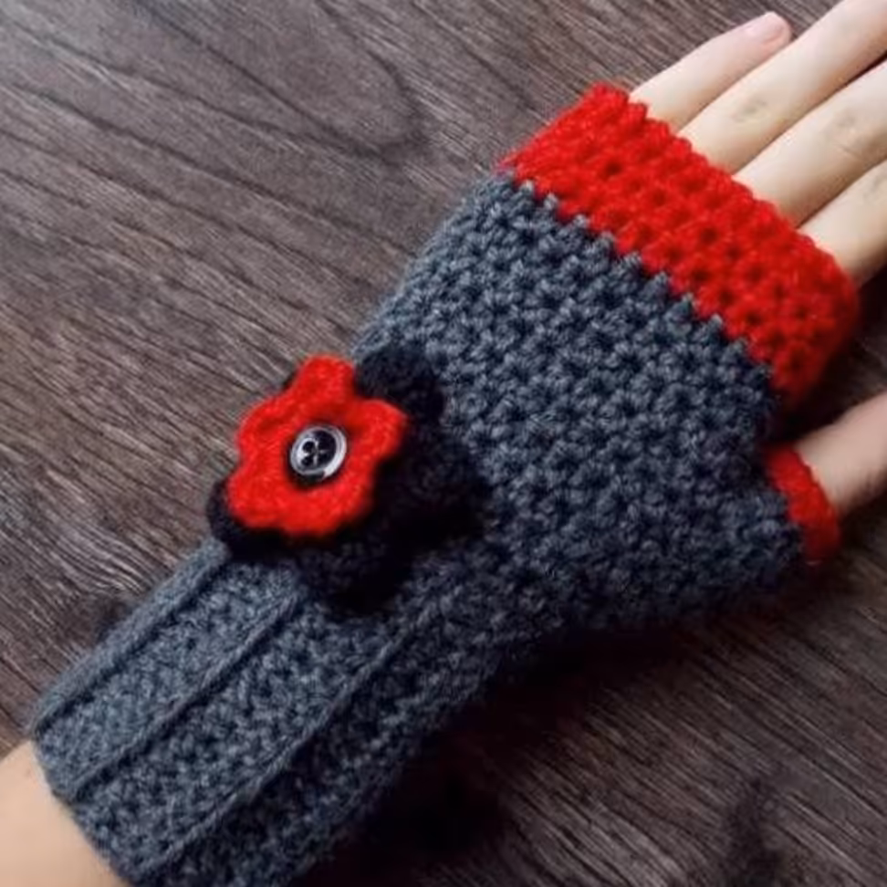  دستکش بدون انگشت بسیار خوش بافت طبق رنگ و سایز دلخواه شما