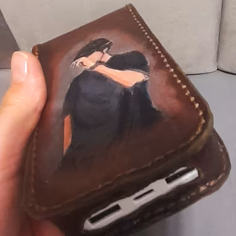 کیف پاور بانک حکاکی کار دست 