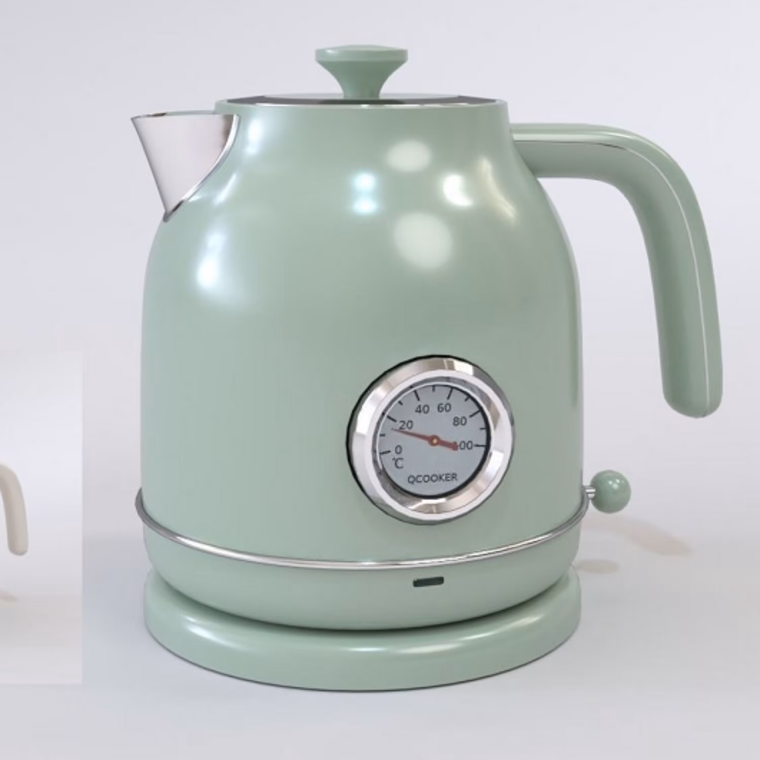 کتری برقی کیوکوکر مدل QS-1701زیتونی رنگ 1.7 لیتری