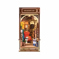 بازی مینیاتوری روبوتایم مدل TGB07 طرح سرزمین عجایبRolife Book Nook Kit - Bookstore TGB07