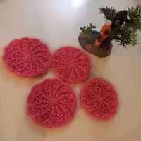 اسکاچ ظرفشویی سوزنی طرح گل