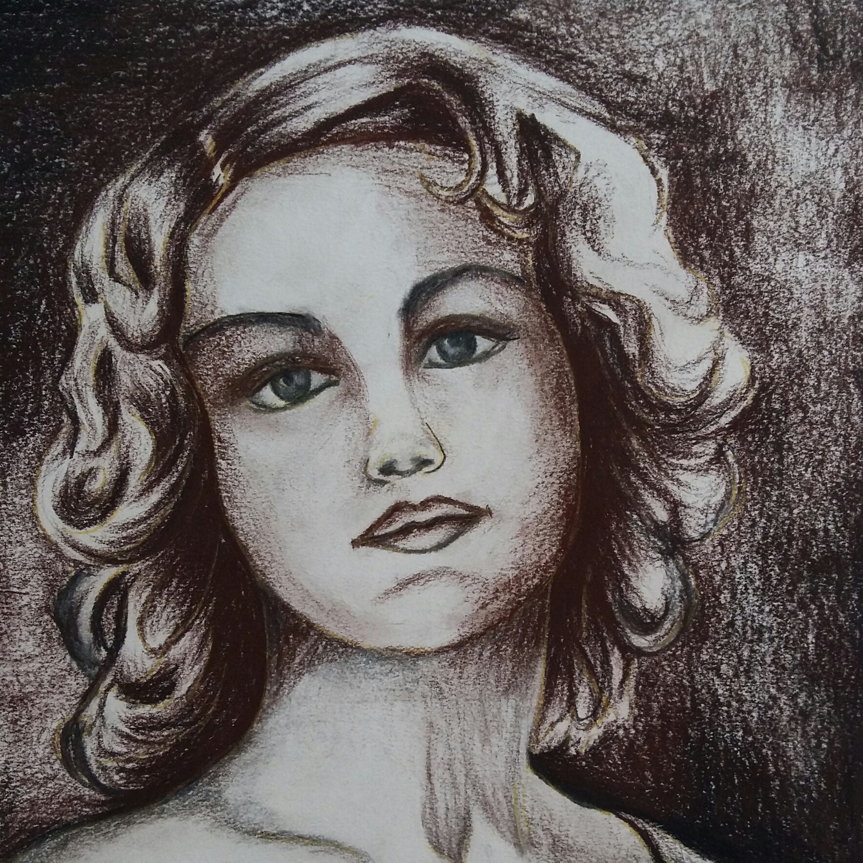 نقاشی کنته  این اثر روی مقوابا ابعاد25در35 طراحی شده است.