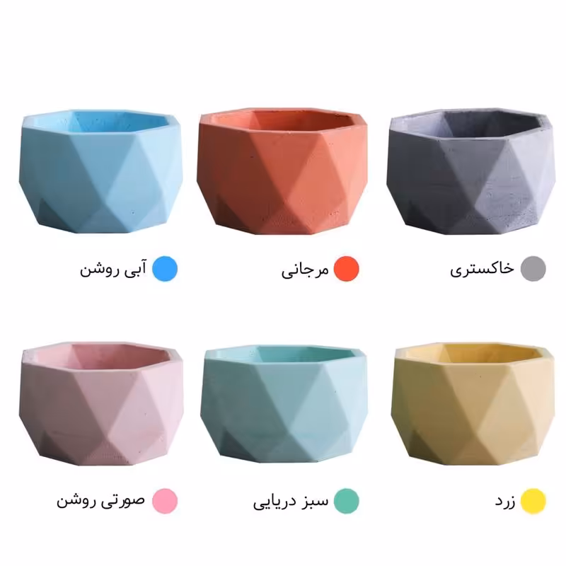 گلدان مدل S-PL-05A مشکی
