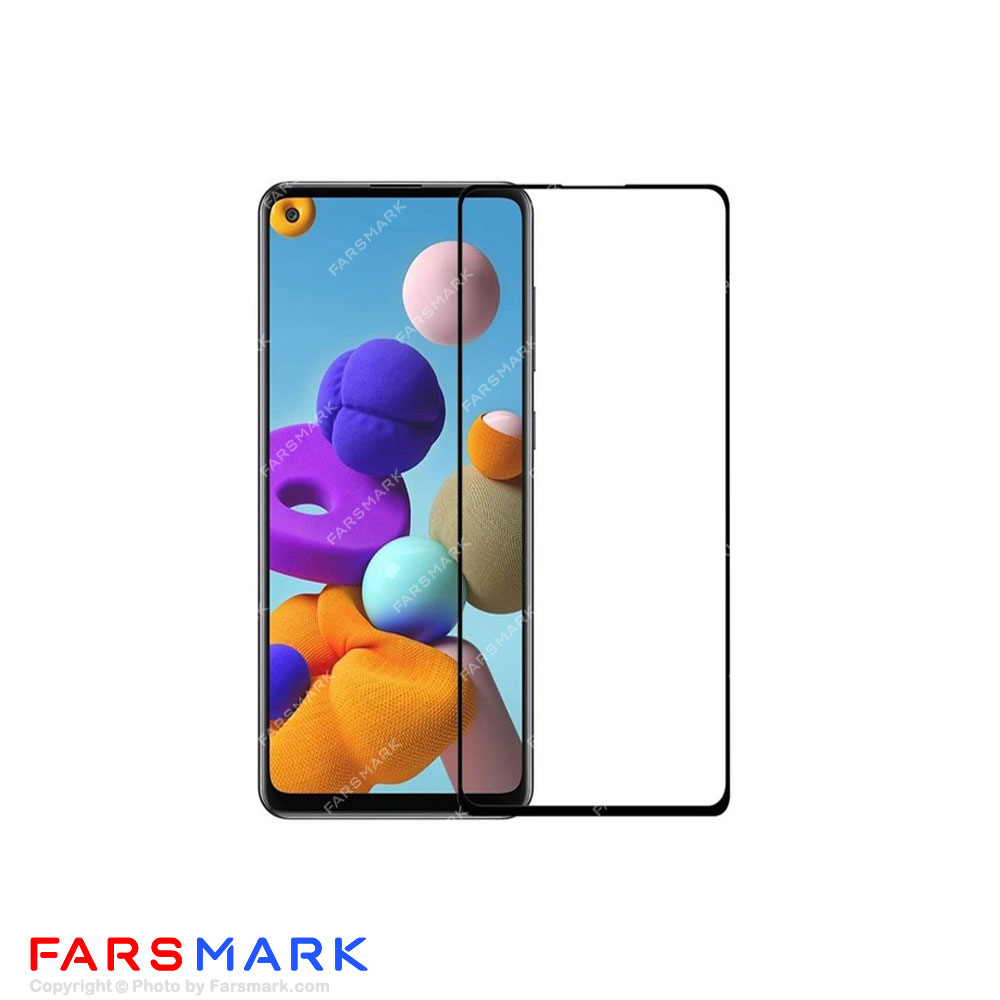 گلس تمام صفحه سامسونگ Samsung Galaxy A21