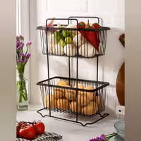 سبد سیب زمینی پیاز