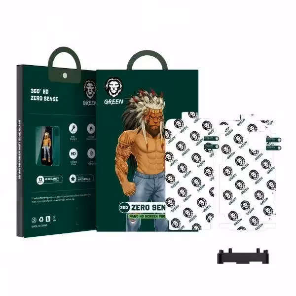 برچسب محافظ Green 360° Zero Sense Nano HD برای گوشی iphone13 pro