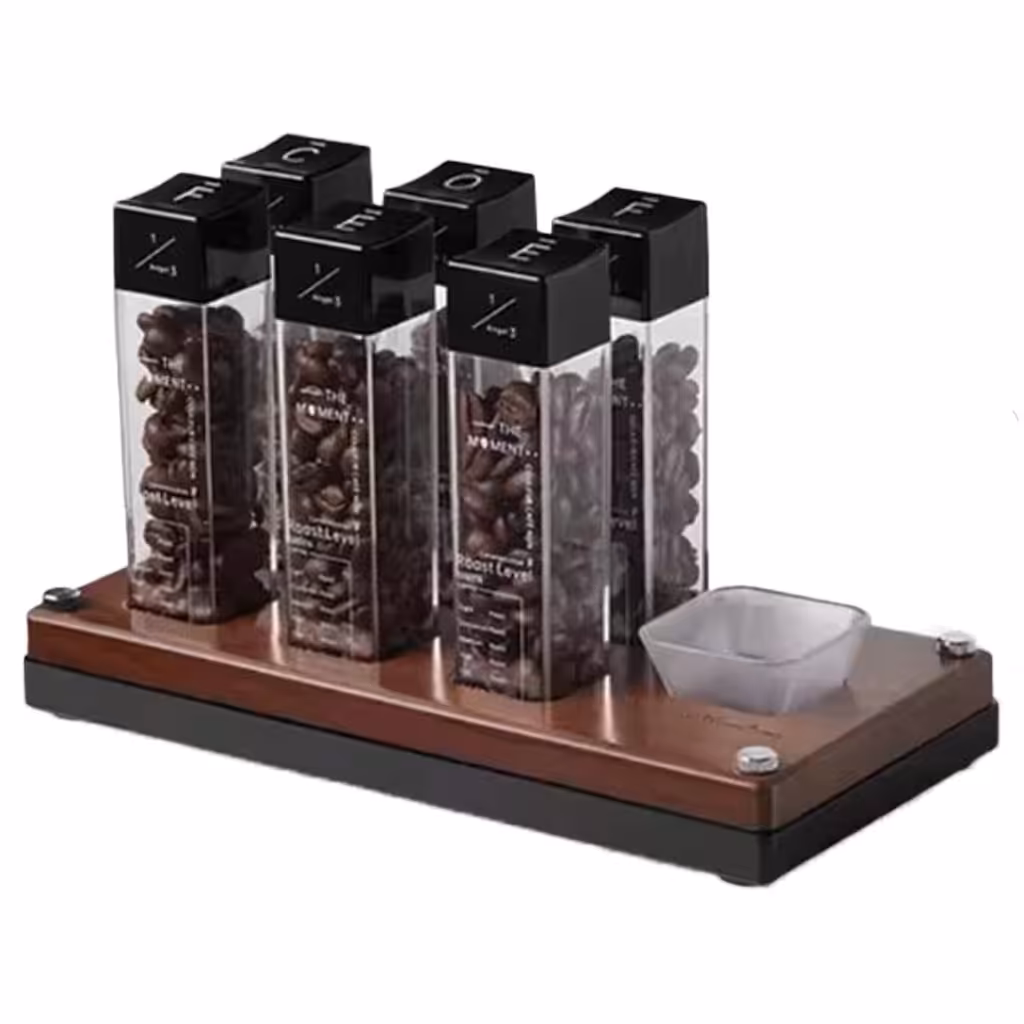 استند دوزینگ قهوه پایه چوب گردو MUVNA