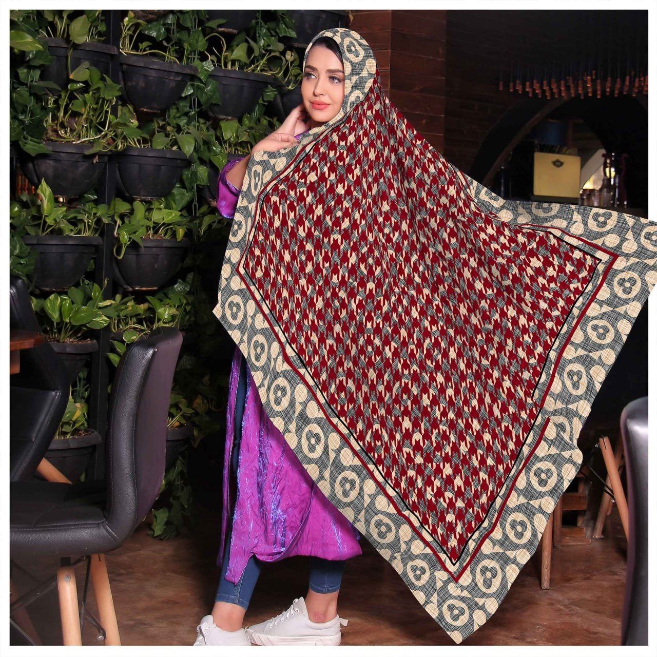 روسری قواره دار زنانه