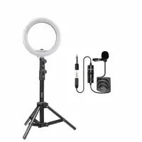 کیت تولید محتوا رینگ لایت Hero YQ-320A ، پایه G1 و میکروفون بویا M1