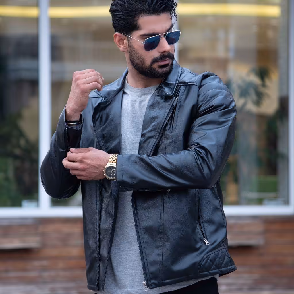 کت چرم مردانه 