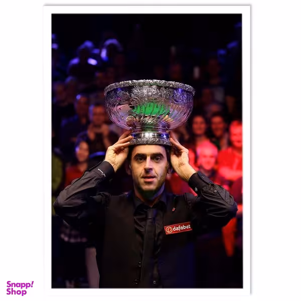 تابلو نوری بکلیت طرح بازیکن اسنوکر و بیلیارد رونی ا سالیوان مدل W-14273