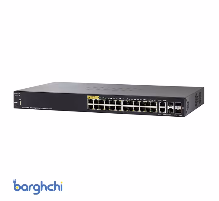 سوئیچ 28 پورت سیسکو مدل SG350-28MP