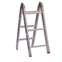 نردبان 2متری هارمونی 6پله آلوم پارس پله  (پس کرایه)