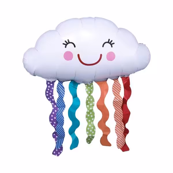 بادکنک فویلی ابر ریش ریش