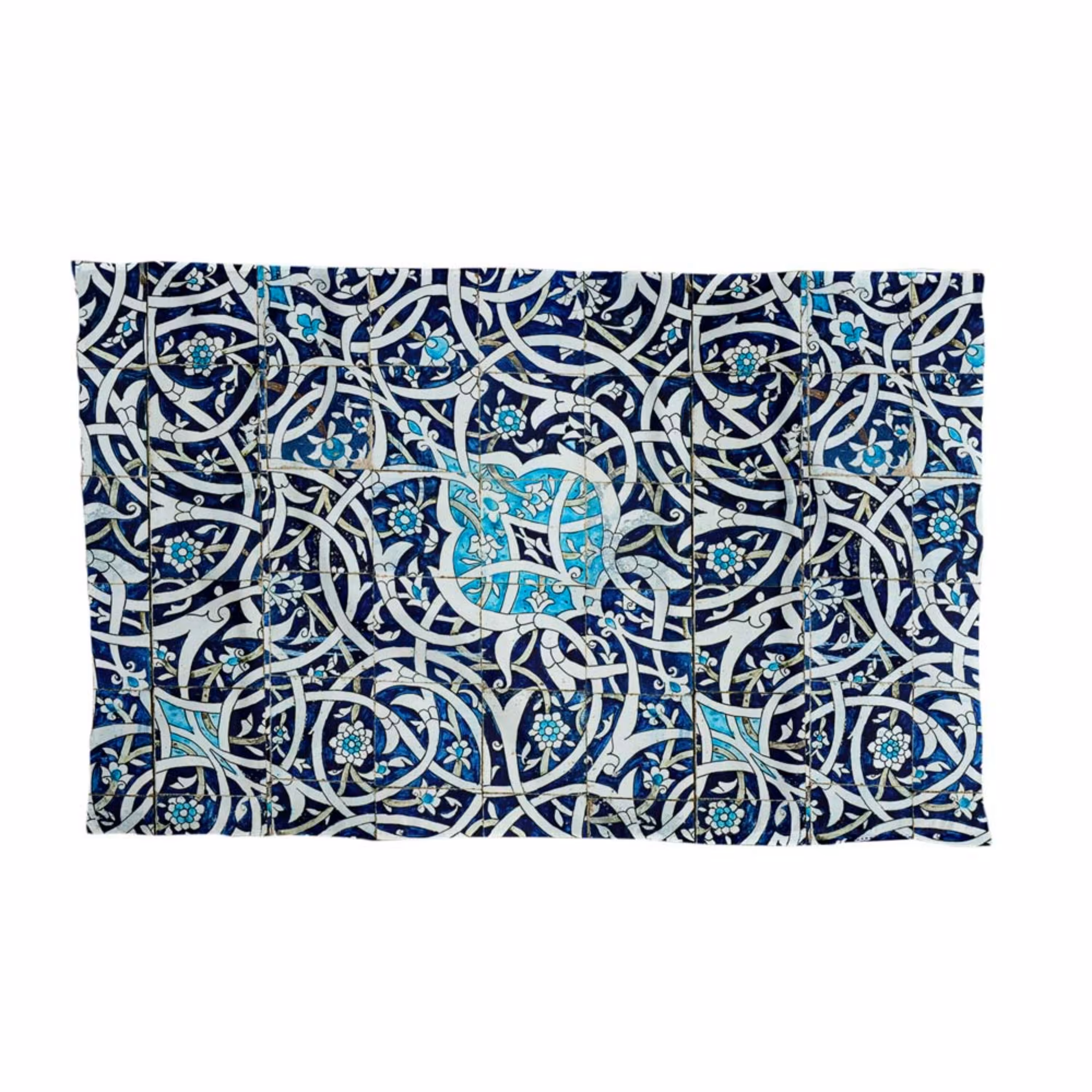 پارچه کادویی ترمه طراحان ایده مدل کاشی رنگ خدا کد trm519