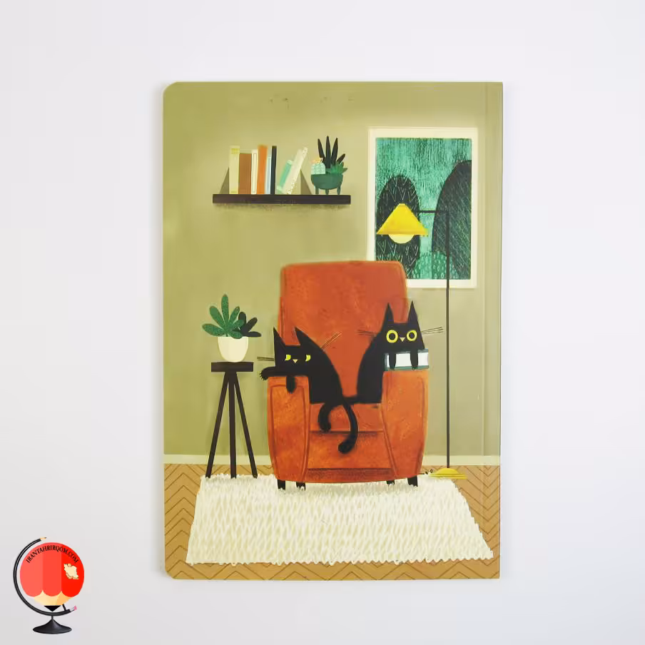 دفتر 50 برگ کرافت طرح گربه ها سویل