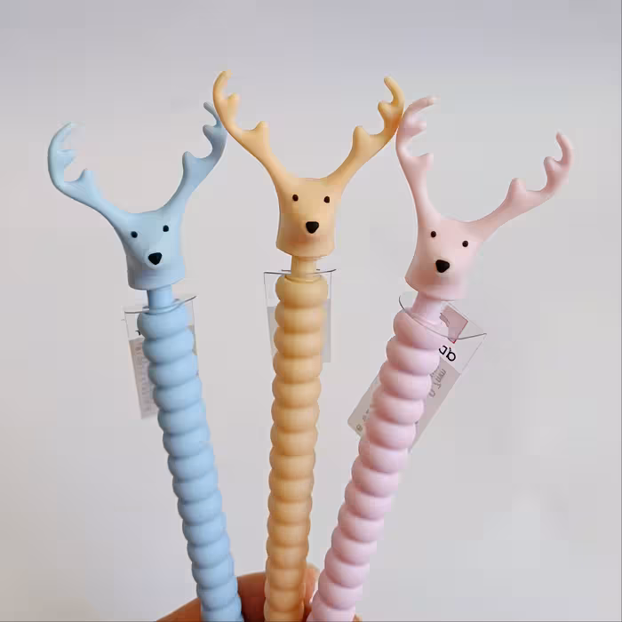 اتود فانتزی سیلیکونی گوزن نوک 0.7 ، مداد نوکی وارداتی باکیفیت