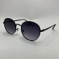 عینک آفتابی لوییس ویتون LV گرد مشکی