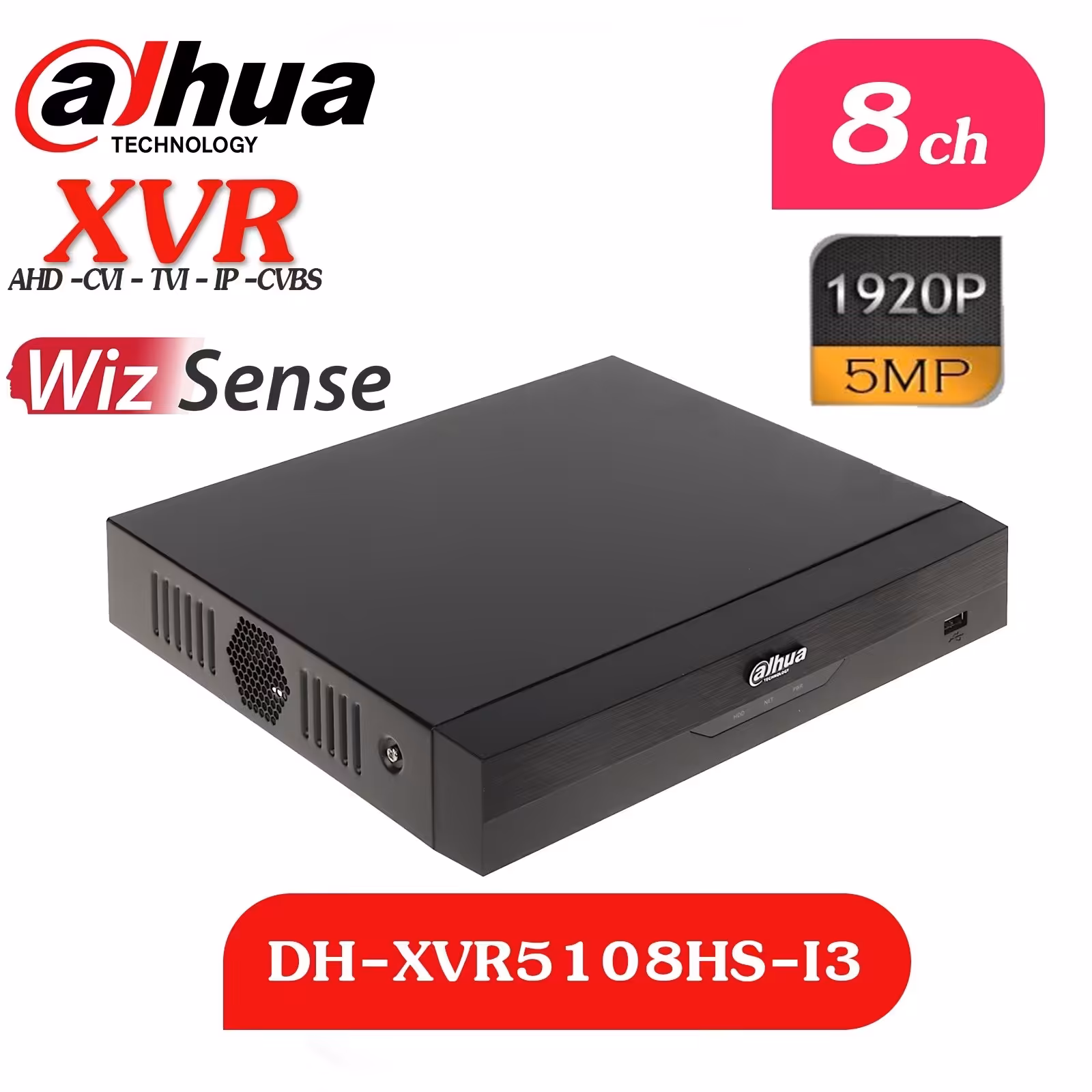 دستگاه 8 کانال XVR5108HS-I3  برند داهوا