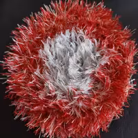 اسکاج بافتنی یوموش زرشکی طوسی مخصوص شست و شوی ظروف تفلون 