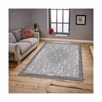 فرش ماشینی ساوین طرح 4069 طوسی سایز 9 متری (موجودی بگیرید)