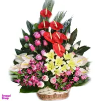 سبد گل گل آنلاین (Golonline) کد 010