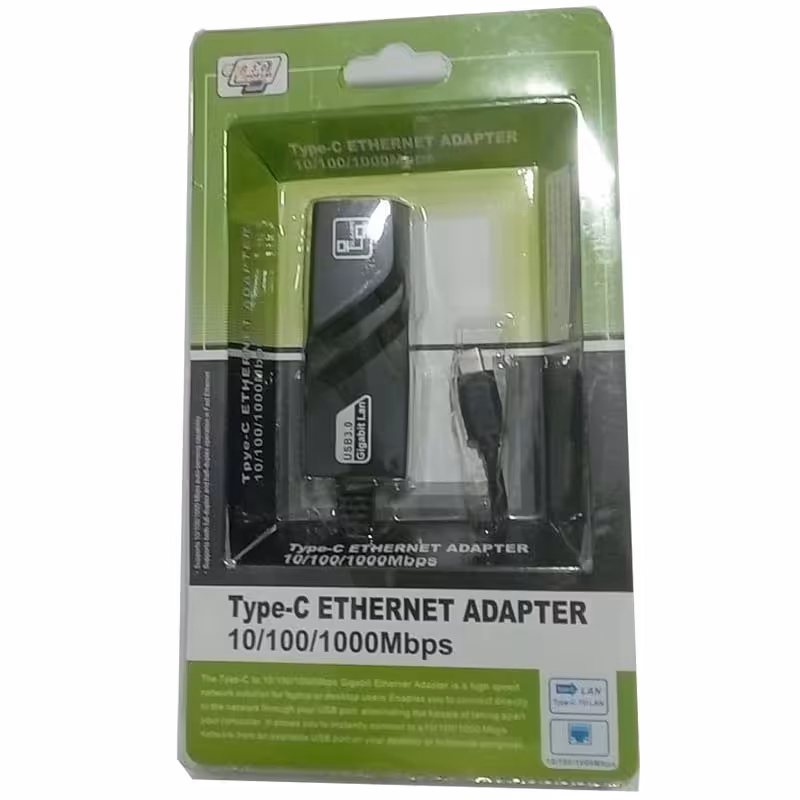 تبدیل Type-C To Lan 10/100/1000 MBPS گیگابابتی
