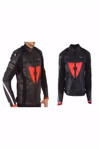کاپشن موتورسوار مشکی زنانه ژاکت D1 روکش موتور سیکلت سیاه Venom