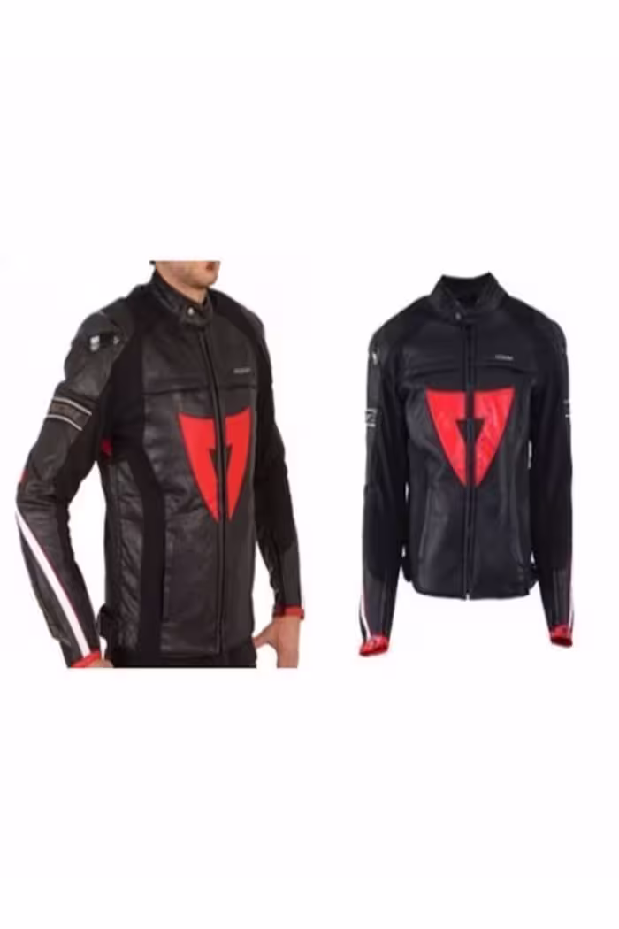کاپشن موتورسوار مشکی زنانه ژاکت D1 روکش موتور سیکلت سیاه Venom