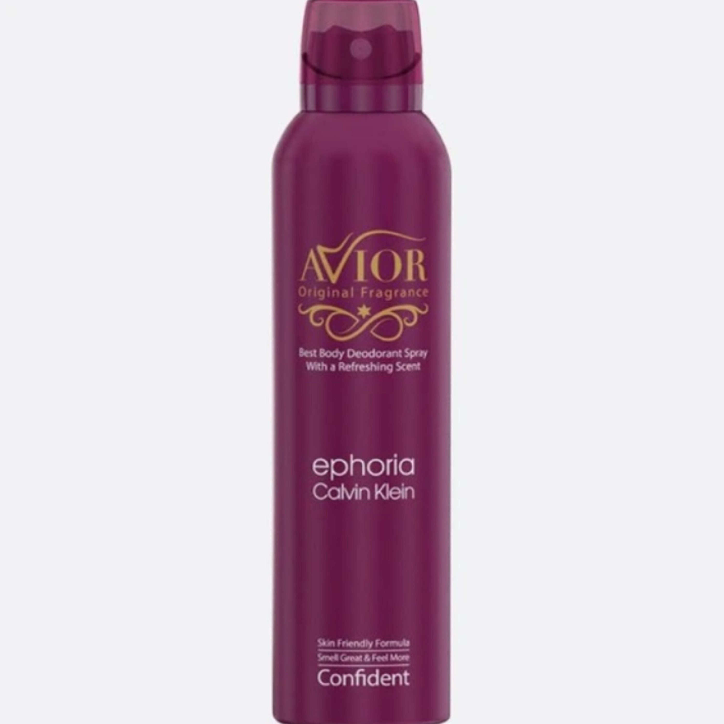 اسپری بدن زنانه اویور Avior با رایحه ایفوریا کلوین کلین حجم 150 میلی لیتر   اسپری خوشبوکننده اویور