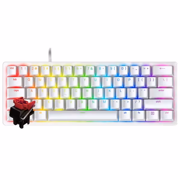 کیبورد گیمینگ ریزر مدل Huntsman Mini-Mercury - پردیس پازار