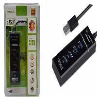 هاب 4 پورت USB2.0 کابل 30 سانتی