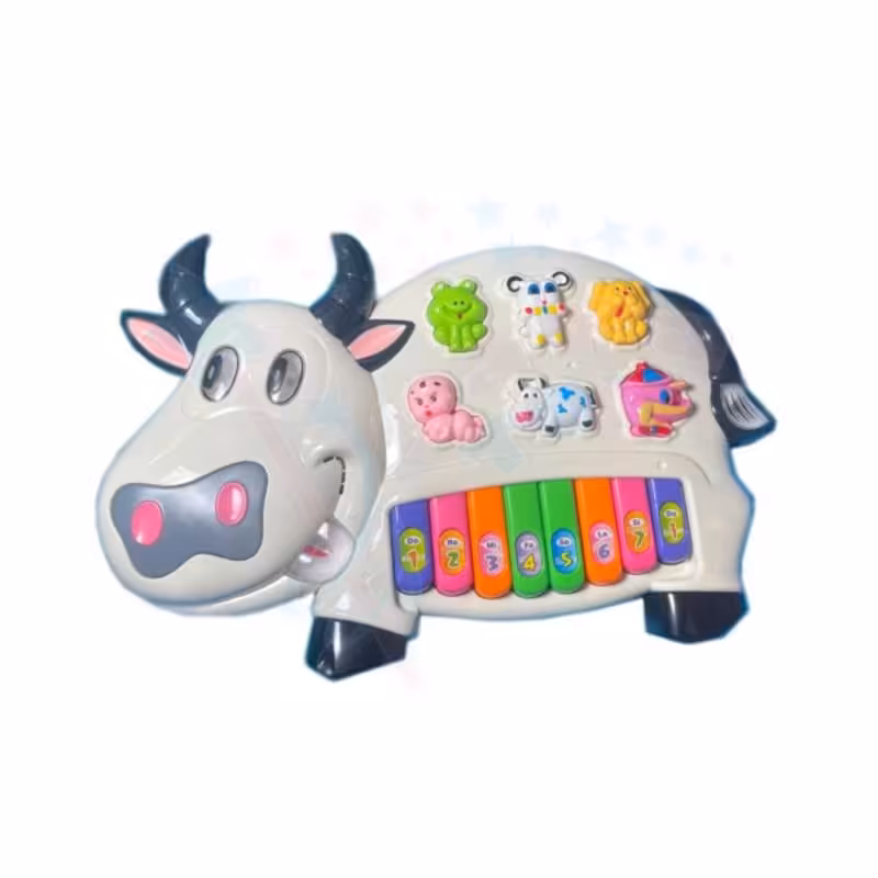 اسباب بازی آموزشی موزیکال مدل گاو