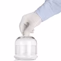 عسل خوری شیشه ای بزرگ