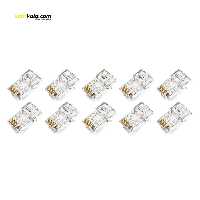 کانکتور Cat6 ای ام پی مدل AMP-110 بسته 10 عددی
