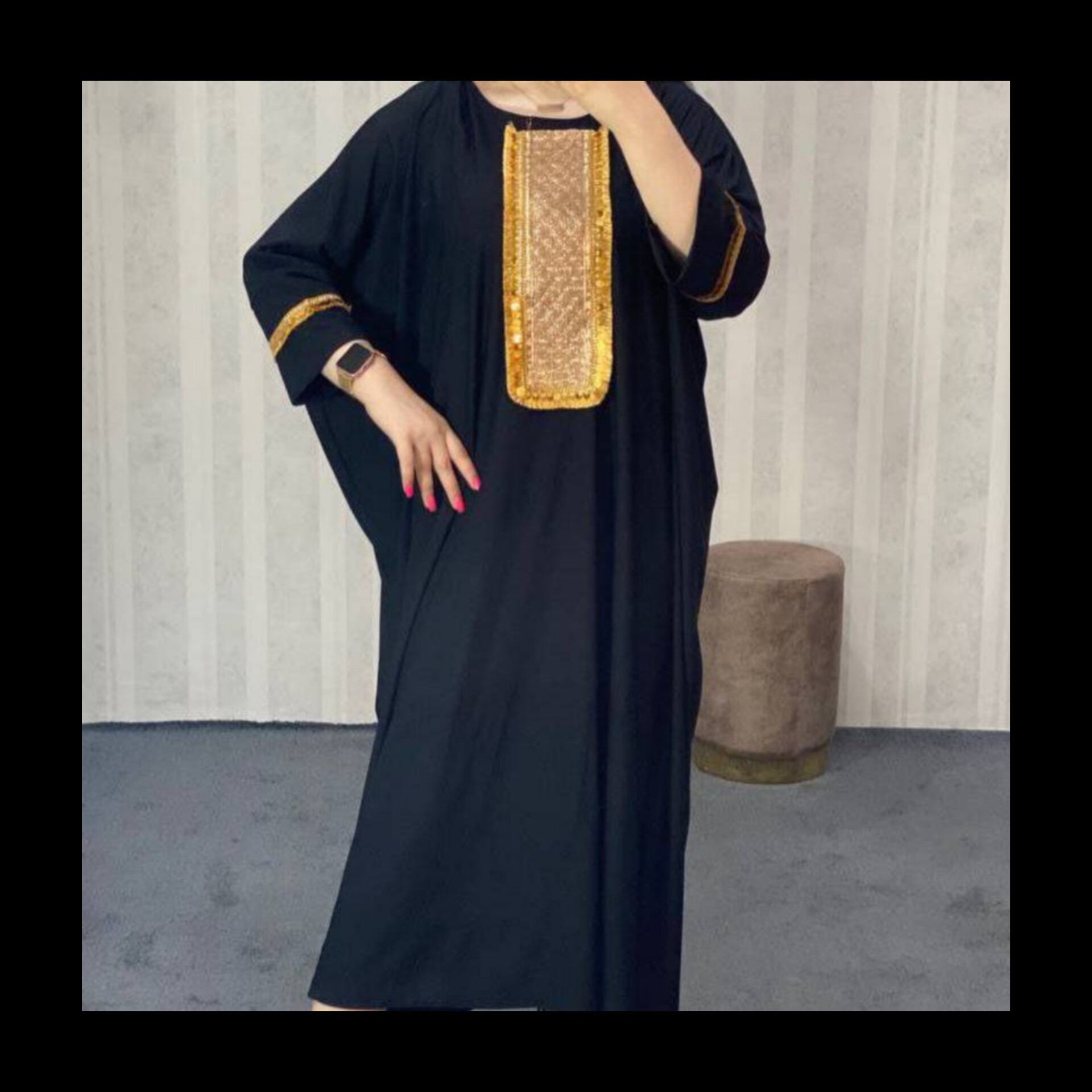 مانتو عبایی قواره دار سوسن