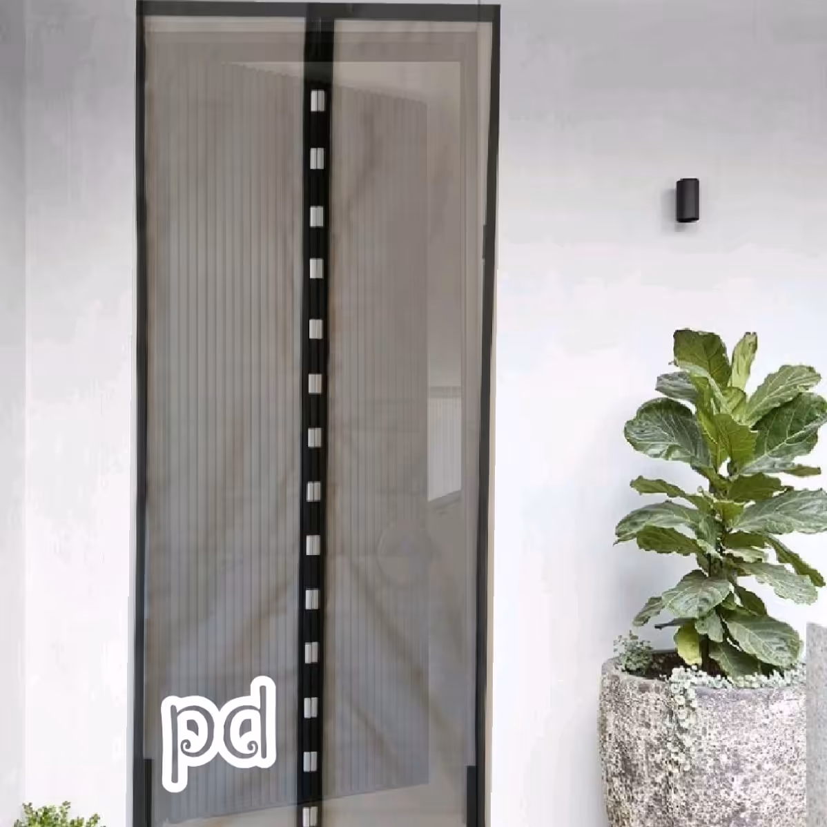 پرده توری مغناطیسی جهت جلوکیری از ورود حشرات 