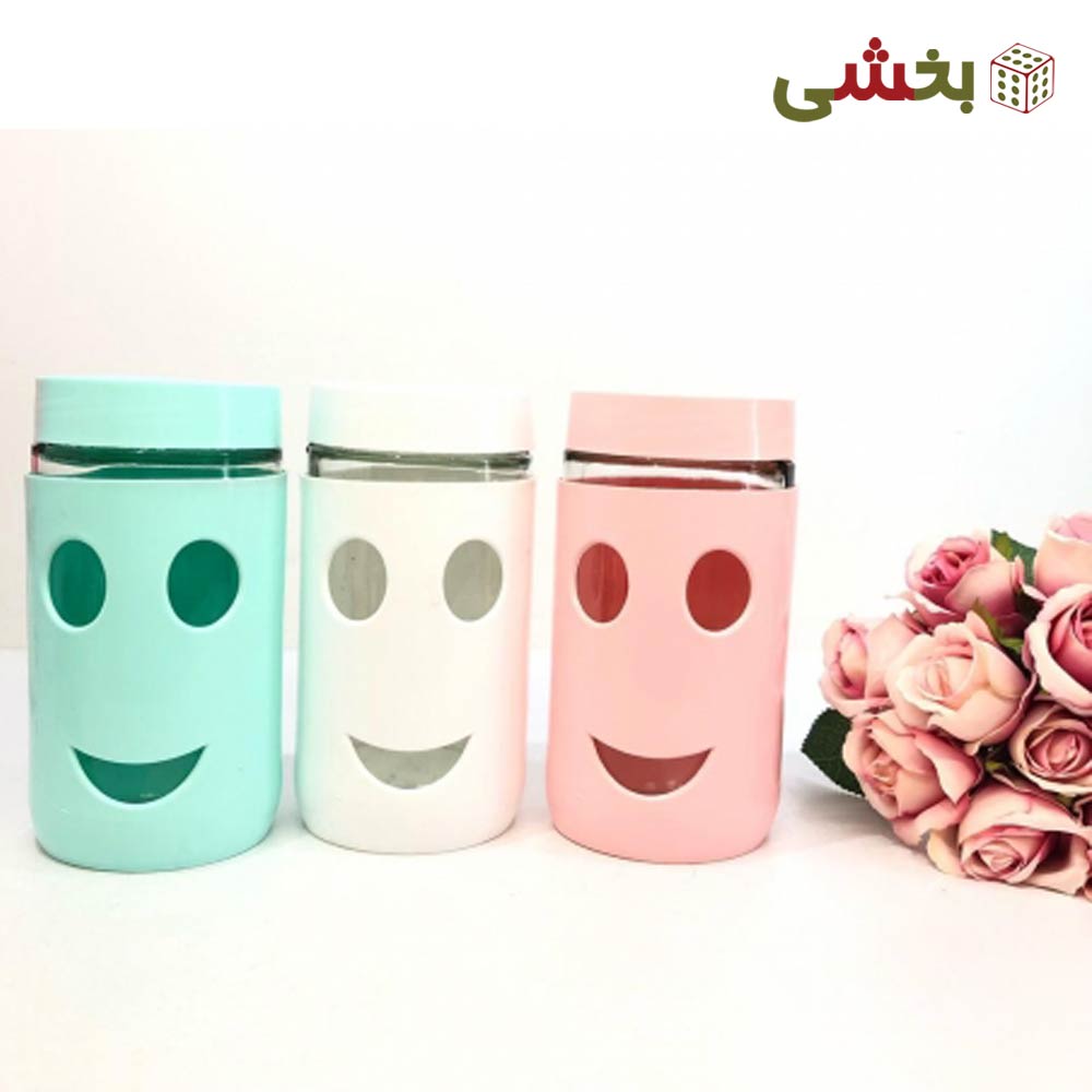 بانکه حبوبات لبخند بزرگ استوانه ای