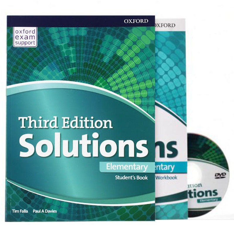 کتاب سولوشنز المنتری ویرایش سوم Solutions Elementary