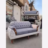 مبلمان راحتی مبل  چستر پاریس آنام 7 نفره با رنگبندی متفاوت 