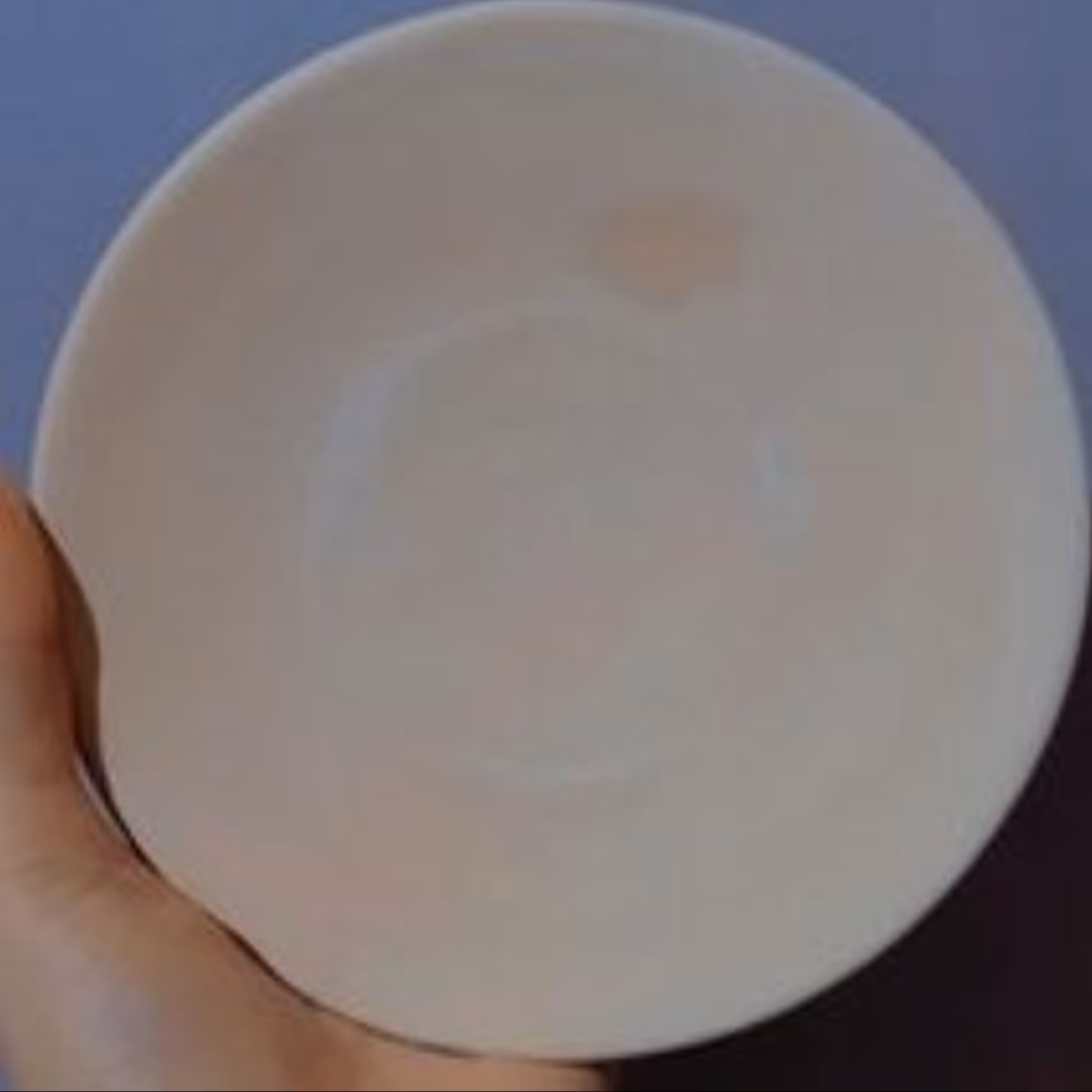 بشقاب خام سفالی دیوارکوب قطر 15 سانت