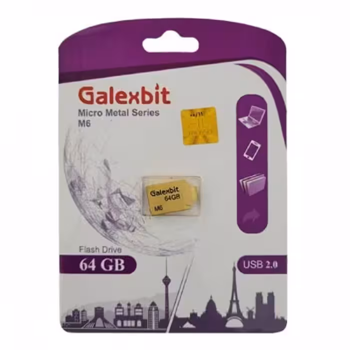 فلش مموری مدل Galexbit Metal M6 64GB
