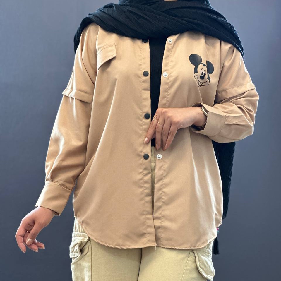 مانتو زنانه اسپرت داکرون  مانتو میکی مانتو دخترانه مانتو اسپرت دخترانه مانتودخترانه مانتواسپرت شومیز اسپرت رادین شاپ