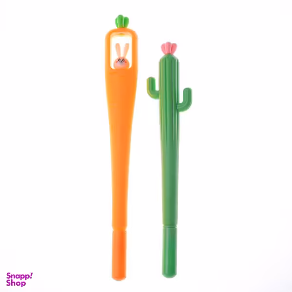 ست روان نویس مدل هویج و کاکتوس مجموعه دو عددی