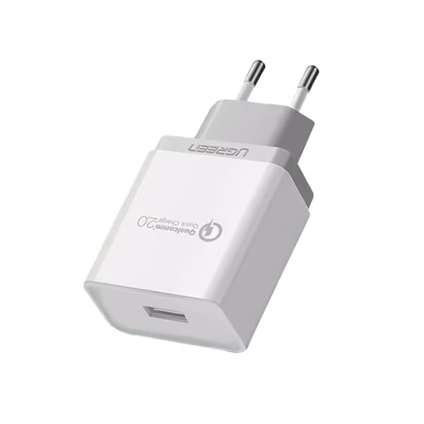 شارژر دیواری USB-A QC 3.0 18W یوگرین مدل CD122 کد 10133